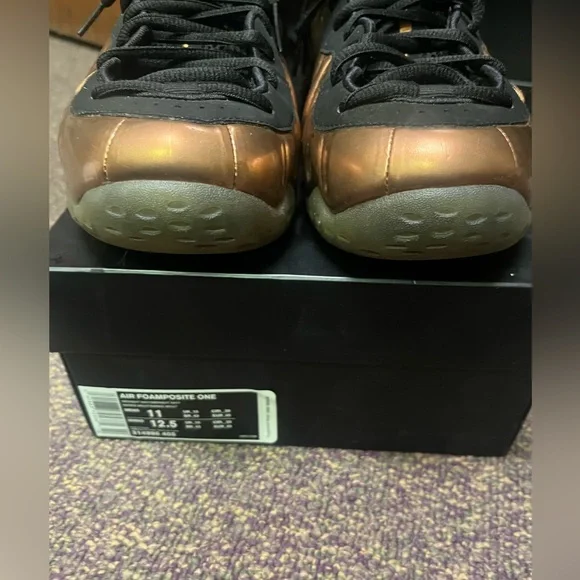 RARE Nike Air Foamposite One Copper sneakers SZ~11